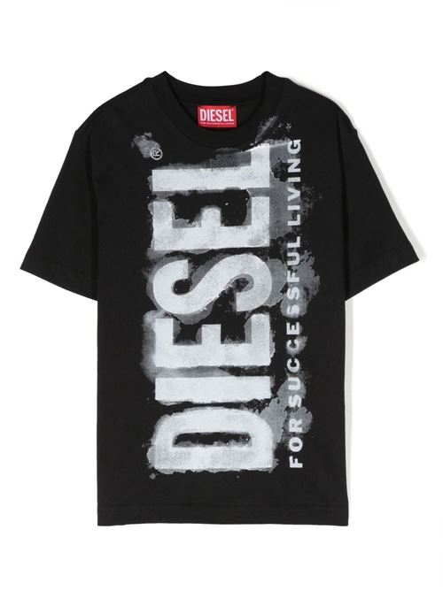 T shirt bambino con stampa DIESEL KIDS | J01131KYAR1K900